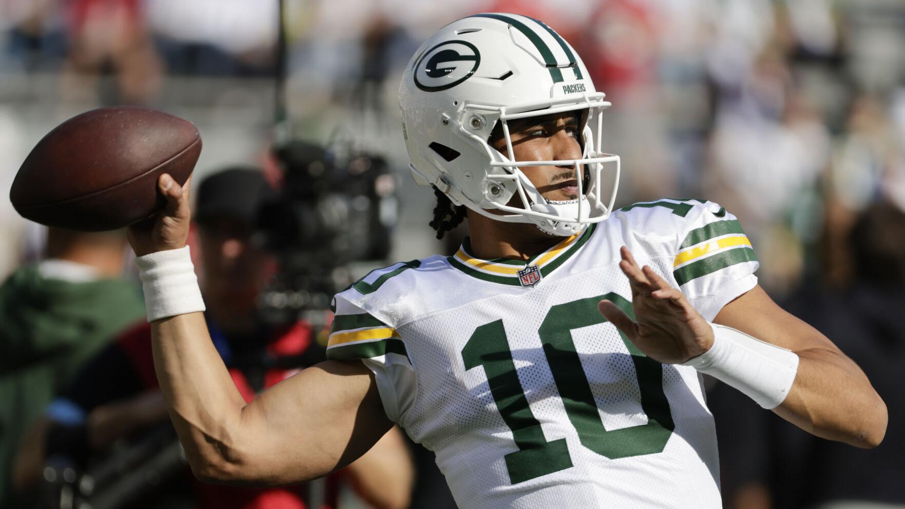 Packers list Jordan Love as questionable, may need to juggle on offensive line, in secondary